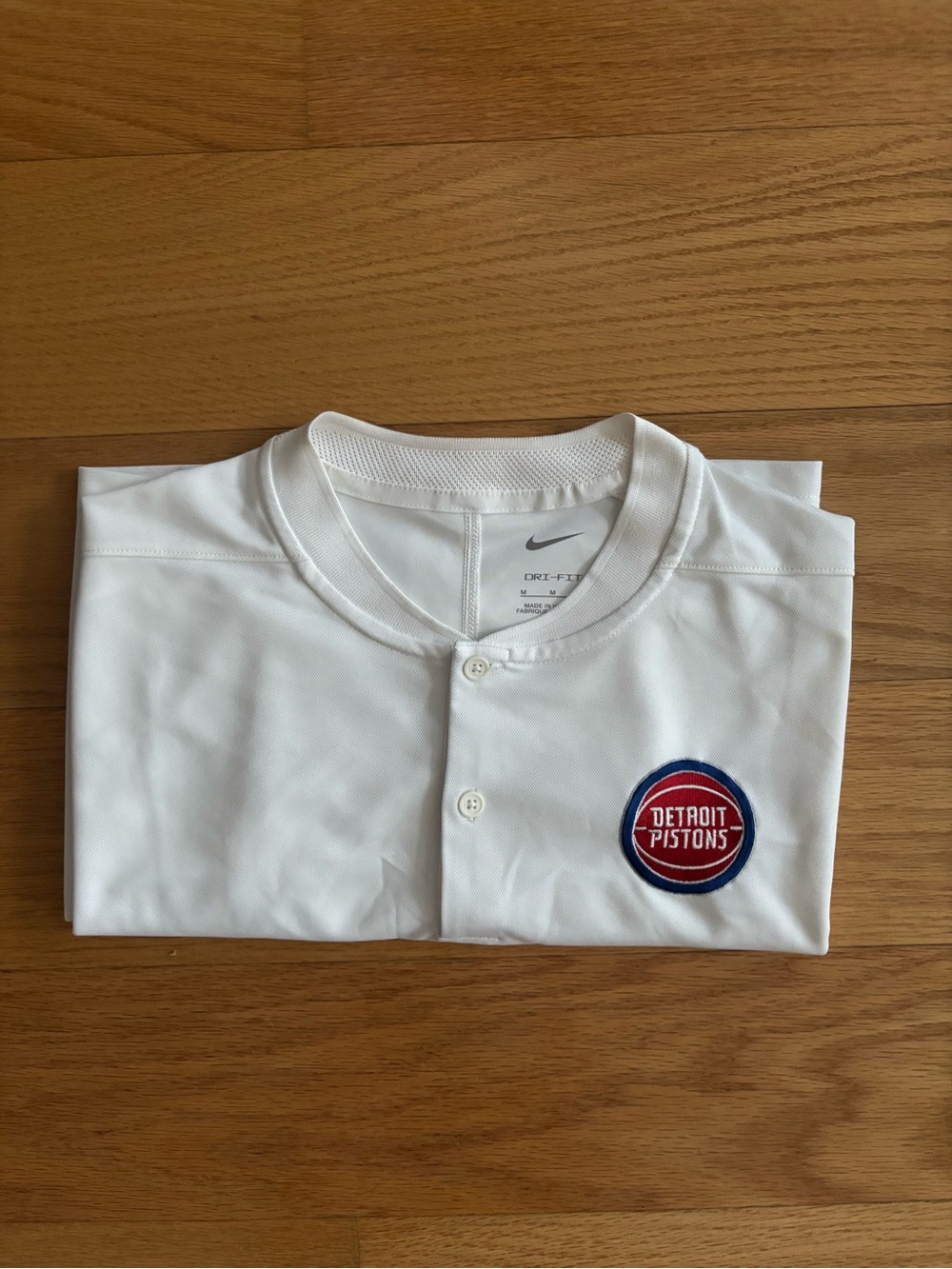 Nike Detroit Pistons Team Issued Golf Polo